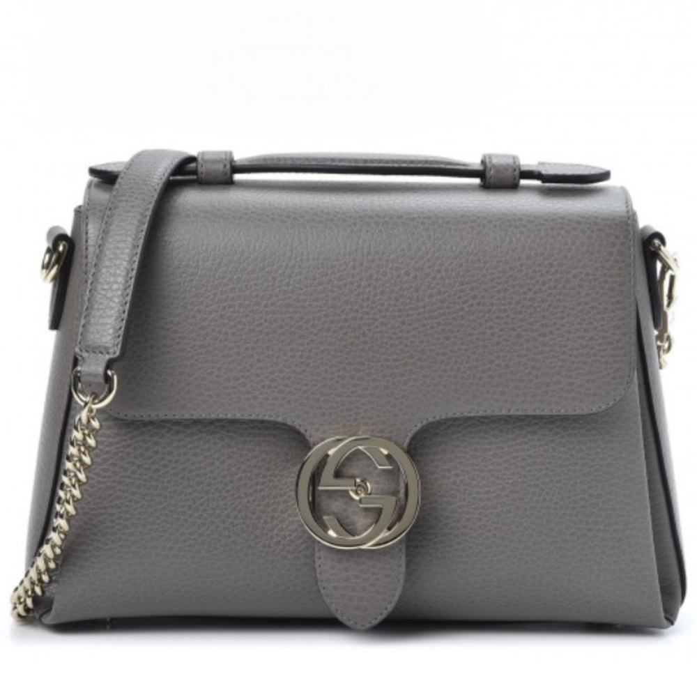Leather gucci bag